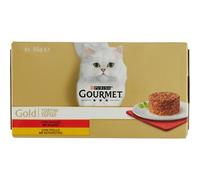 gourmet 12x GOLD Tortini Manzo&Pollo 4x85g 7613035461734