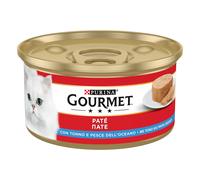 Gourmet 24 x 195 g umido gatto - Paté Tonno & Pesce dell'Oceano