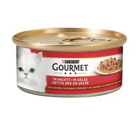 Gourmet 24 x 195 g umido gatto - Trancetti in Gelatina Anatra & Tacchino