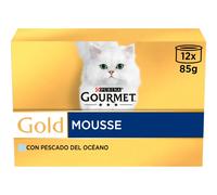 Gourmet - Gold Mousse con Pesce dell'Oceano Pack 12 x 85 g - 1020 g