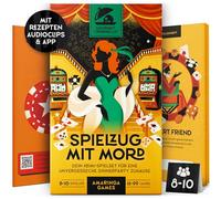 Gourmet Criminelle Criminali per la casa | da 8 a 10 persone | Misterioso caso di omicidio per la tua cena [turno con omicidio]