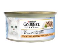 Purina Gourmet Diamant Sfilaccetti Umido Gatto 85 gr: Sfilaccetti con Tacchino