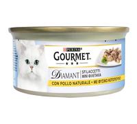 Gourmet Diamant 48 x 85 g - Sfilaccetti con Pollo naturale