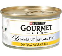 GOURMET Diamant Sfilaccetti Cat Lattina Multipack 24x85G POLLO