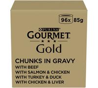 Gourmet Gold Cat Mix Dadini in Salsa Lattina Multipack 96X85G