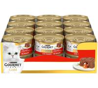 GOURMET Gold Cuore Morbido Cat Lattina Multipack 24x85G MANZO