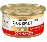 Purina Gourmet Gold Cuore Morbido Umido Gatto 85 gr: Manzo
