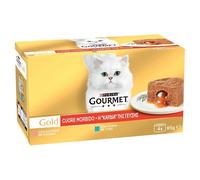 GOURMET GOLD CUORE MORBIDO TONNO SALMONE 85G X4