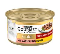 Gourmet Gold Dadini in Salsa 48 x 85 g - Salmone e Pollo