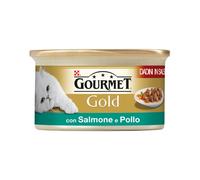 GOURMET GOLD DADINI IN SALSA SALMONE & POLLO 85 GR.