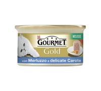 Gourmet Gold Mousse con Verdure 85 gr: Merluzzo e Carote