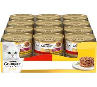 GOURMET GOLD INTRECCI DI GUSTO POLLO & MANZO 85 GR.