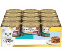 GOURMET Gold Intrecci Cat Lattina Multipack 24x85G TONNO E PESCE