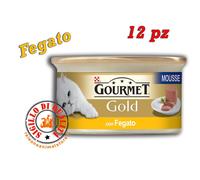 Gourmet Gold Mousse 85 gr vari gusti 12 scatolette Alimento umido Gatto Gatti