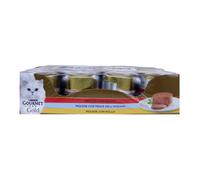 Gourmet Gold Mousse 85 Gr.x 24 (8 Pollo - 8 Manzo - 8 Pesce)