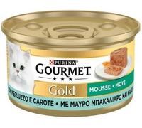 Gourmet Gold Mousse con Verdure 85 gr: Merluzzo e Carote