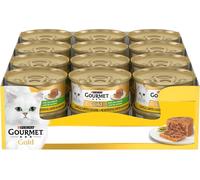 GOURMET Gold Patè Cat Lattina Multipack 24x85G POLLO E CAROTE