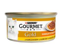GOURMET Gold Sauce Delights con pollo, 85 g, cibo umido per gatti