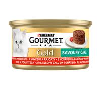 Gourmet Gold Savoury Cake manzo e pomodori 85 g