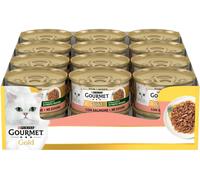 Gourmet Gold Stracetti Cat Lattina Multipack 24x85G SALMONE