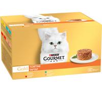 Gourmet Gold Tortini Cat Lattina Multipack 48x85G
