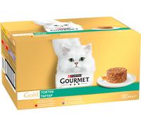 Gourmet Gold Tortini con Verdure Cat Lattina Multipack 48x85G