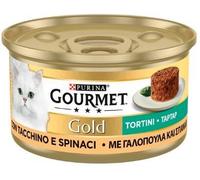 Gourmet Gold Tortini 85 gr: Tacchino e Spinaci