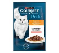 Gourmet le Perle Filettini in Salsa 85 gr Manzo - confezione da 26 pezzi - Cibo umido per gatti - 1° ORDINE? scegli lo sconto BZR5 / BZR20 + 200 punti fedeltà