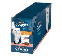Gourmet le Perle Filettini in Salsa 85 gr Salmone - confezione da 26 pezzi - Cibo umido per gatti - 1° ORDINE? scegli lo sconto BZR5 / BZR20 + 200 punti fedeltà