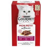 Gourmet Mon Petit 48 x 50 g Alimento umido per gatti - Manzo, Vitello, Agnello