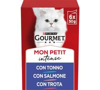 GOURMET MON PETIT (TONNO, SALMONE, TROTA) 6 x 50 GR.