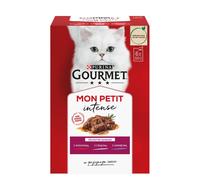 Gourmet Mon Petit cibo umido per gatti - carne 6 x 50 g
