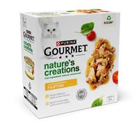 Gourmet Nature's Creation Cat Mini filetti in salsa 8x85 gr - 4x Pollo - 4x Tacchino - 1° ORDINE? scegli lo sconto BZR5 / BZR20 + 200 punti fedeltà