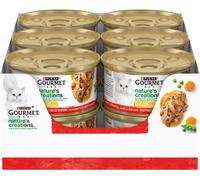 Gourmet Nature's Creations Cat Lattina Multipack 12x85G MANZO E PISELLI