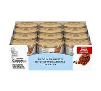 Gourmet Nature's Creations trancetti in salsa 70 gr: Tonno