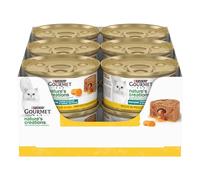 GOURMET NATURE'S CREATIONS Cuore di Salsa Cibo Umido per Gatti Adulti Mousse con Pollo guarnita con Carote 12 lattine da 85g