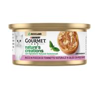 Gourmet Nature's Creations fiocchi in gelatina 70 gr Tonno e orata - confezione da 24 pezzi - Cibo umido per gatti - 1° ORDINE? scegli lo sconto BZR5 / BZR20 + 200 punti fedeltà