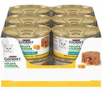 Purina Gourmet Nature's Creations Mousse Pollo e Carote - Purina Gourmet Nature's Creations Mousse Pollo e Carote - Lattina da 80 Gr - CONFEZIONE RISPARMIO