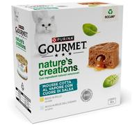 Gourmet Nature's Creation Cat Mousse Cuore di salsa 8x85 gr - 4x Pesce dell'Oceano - 4x Pollo - 1° ORDINE? scegli lo sconto BZR5 / BZR20 + 200 punti fedeltà