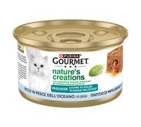 Gourmet nature's creations mousse cuore di salsa pesce dell'oceano e spinaci 85 g