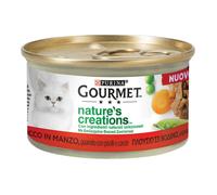 Gourmet Nature's Creations Cat Lattina Multipack 12x85G MANZO E PISELLI