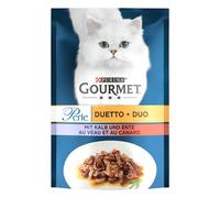 Gourmet Perle 24 x 85 g - Duetto di Carne con Vitello & Anatra