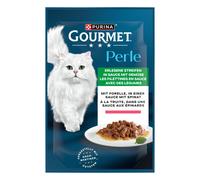 Gourmet Perle 48 x 85 g - Filettini con Trota e spinaci