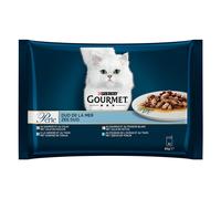 Gourmet Perle 4 x 85 g Umido per gatto - Duetto (4 varianti)