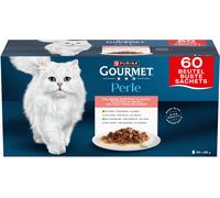 Gourmet Perle Filettini in Salsa Cat Busta Mix Carne e Pesce 60X85G