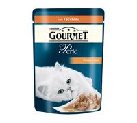 Gourmet Perle Gourmet perle filettini con tacchino in salsa umido gatto gr. 85