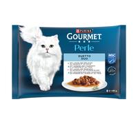 Gourmet Perle Pacco misto 4 x 85 g - Duetto di mare (4 varianti)