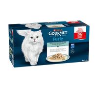 Gourmet Perle Pacco misto 60 x 85 g - Trancetti di pesce dell'oceano