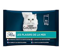 Gourmet Perle pasto per gatto adulto, 4 x 85 g, Confezione da 12