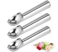 Gourmet, porzionatore per gelato, cucchiaio per ghiaccio in alluminio, 18 cm, design unico, antiaderente, per palline di ghiaccio, riso, palline di melone, pasta per biscotti